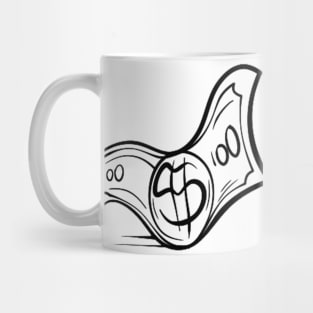 Dope hundred dollar bill illustration Mug